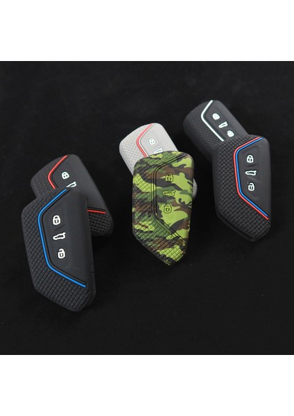 H Skoda Octavia Için Araba Arka Silikon Uzaktan Akıllı Anahtar Kılıfı Anahtar Fob Tutucu Kapak Trim Seat Leon Fr Mk Için (Yurt Dışından) modelleri