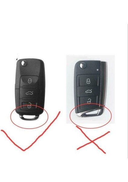 Gri Tek Zincir Vw Volkswagen Polo Tiguan Passat B5 B6 B7 Golf K6 Jetta Lavida Skoda Octavia Için Çinko Alaşım Araba Anahtarı Kılıfı Kapak (Yurt Dışından) fiyatları