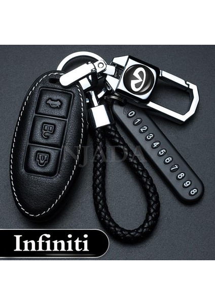 C R 2 Infiniti Q50 Q60 Q70 QX55 G37 JX35 QX50 QX60 QX80 Anahtarlık Deri Araba Anahtar Kılıfı Kutu Kapak Koruyucu Çanta (Yurt Dışından)