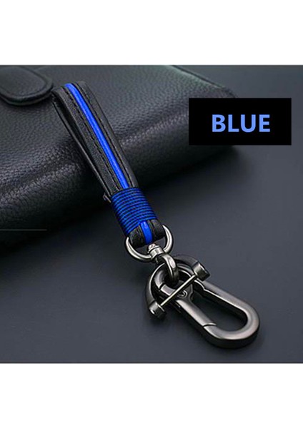 Mavi Anahtarlık Vw Golf 7 Bora Polo Golf Passat Skoda Octavia A7 Fabia Seat Ibiza Leon Mk7 Araba Aksesuarları Için Karbon Fiber Anahtarlık Kılıfı (Yurt Dışından)