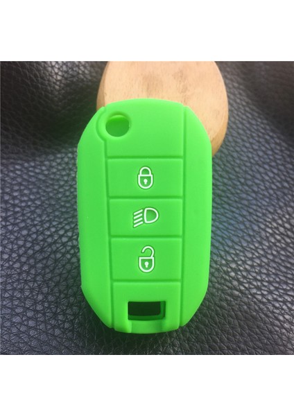 Açık Mavi Citroen C4L Cactus Xsara Peugeot Rcz Anahtar Için Silikon Araba Anahtar Kılıfı Kabuk Kapak (Yurt Dışından) modelleri