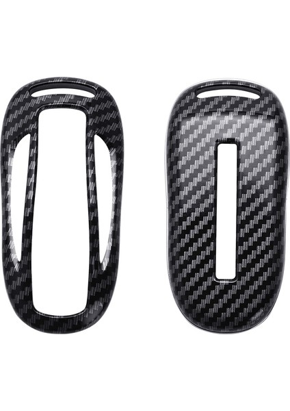 Derin Altın Yeni Abs Karbon Fiber Araba Uzaktan Anahtar Tam Kapak Kılıf Kabuk Tesla Model 3 Model S Model x Araba Akıllı Anahtar Aksesuar Tutucu Fob - (Yurt Dışından)
