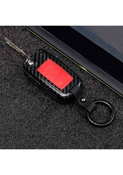Kahve Anahtarlık Abs Karbon Fiber Araba Uzaktan Kumanda Anahtar Kılıfı Kapak Vw Golf Bora Jetta Polo Golf Passat Skoda Octavia A5 Fabia Seat Ibiza L Için (Yurt Dışından) modelleri