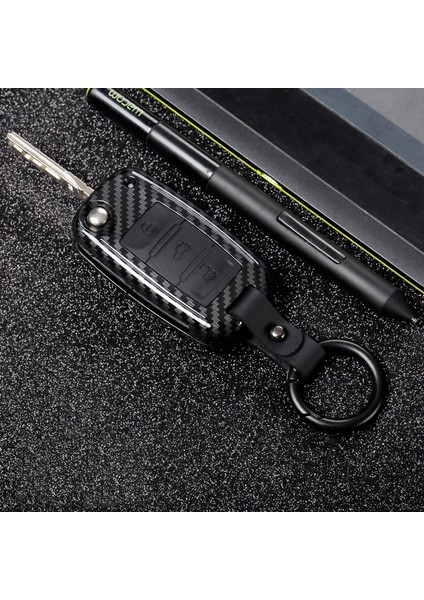 Kahve Anahtarlık Abs Karbon Fiber Araba Uzaktan Kumanda Anahtar Kılıfı Kapak Vw Golf Bora Jetta Polo Golf Passat Skoda Octavia A5 Fabia Seat Ibiza L Için (Yurt Dışından) indirimleri