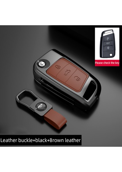 B Tipi Volkswagen Vw Magotan Passat B8 Golf Skoda Superb A7 Aksesuarları Için Çinko Alaşım Araba Uzaktan Kumanda Anahtar Kılıfı Kapak Tutucu Kabuk Fob (Yurt Dışından)