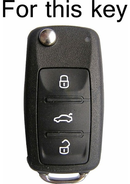 Kırmızı Cizgi Vw Polo Bora Beetle Tiguan Passat Golf Jetta Eos Skoda Fabia Octavia Uzaktan Anahtar Kabı (Yurt Dışından) modelleri