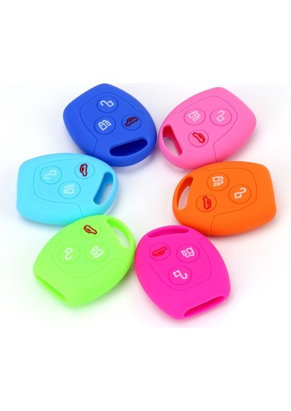 Elma Yeşili Ford Transit Focus Ka Galaxy Mondeo Fiesta C-Max S-Max Connect Için Silikon Araba Anahtarı Kılıfı Uzaktan Araba Anahtarı Koruyucu Kılıf Kabuk (Yurt Dışından) fiyatları