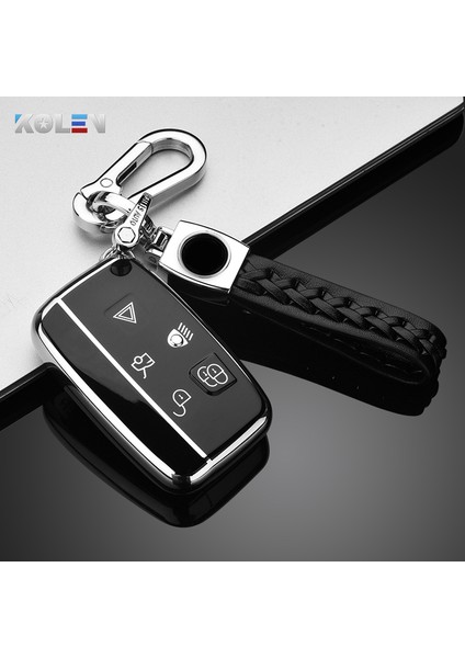 Metal Anahtarlık Yumuşak Tpu Araç Uzaktan Kumanda Kılıf Kapak Tutucu Kabuk Land Rover Range Rover Sport Evoque Freelander Jaguar Xf Xj Xe Xjl Xf Için (Yurt Dışından) indirimleri