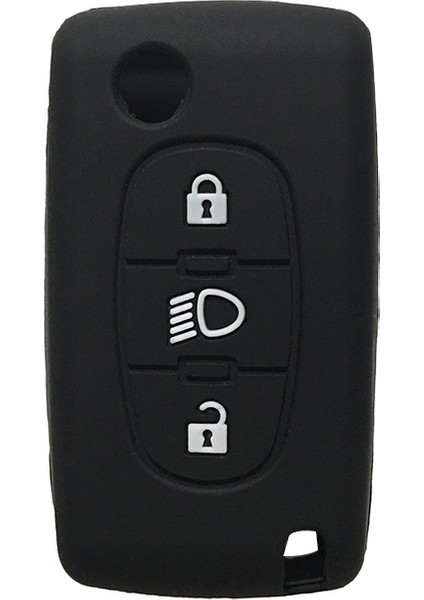 Kırmızı Citroen Berlingo X7 Xsara Katlanır 3 Düğmeli Anahtar Kılıfı Silikon Araba Anahtar Kapağı Koruma (Yurt Dışından) indirimleri