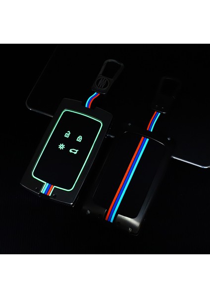 Şerit-K Renault Için Çinko Alaşım Araba Anahtar Kılıfı Silikon Anahtar Kılıfı Anahtarlık Kadjar Megane Koleos Qm5 Q Için (Yurt Dışından) fırsatları