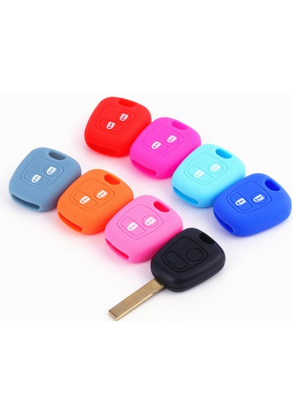 Pembe Peugeot Citroen Toyota Aygo Için Silikon Anahtarlık Kılıfı Koruyucu Uzaktan Kumanda Anahtar Kapak (Yurt Dışından) modelleri
