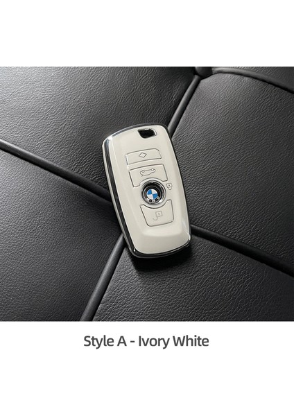 Stil Fildişi Beyazı Bmw G20 G30 G11 X1 X3 G01 F25 X5 F15 X6 F16 F10 F07 F30 F32 F Serisi Için Tpıc Tpu Araba Uzaktan Anahtar Kılıfı Kapak Kabuk Fob (Yurt Dışından)