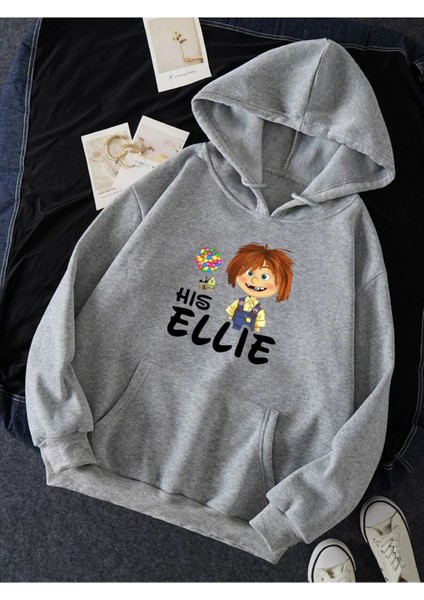 Unisex Carl ve Ellie Sevgili Kombini Sweatshirt 2 Adet modelleri
