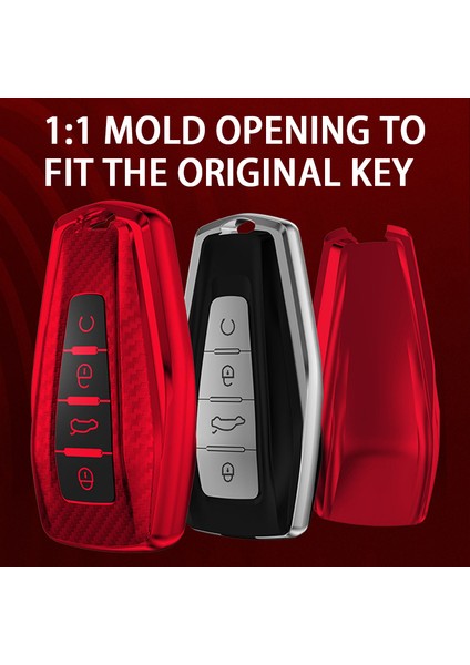 Sadece Pembe Kılıf Geely Coolray Atlas Boyue Nl3 Emgrand X7 Ex7 Suv Gt Gc9 Borui Araba Anahtar Kılıfı Anahtarlık Kılıfı Tutucu Çanta Aksesuarları (Yurt Dışından)