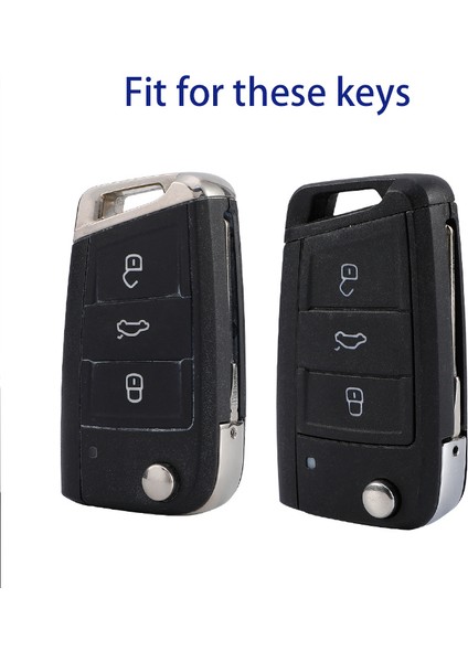 Sayı Anahtarlık Volkswagen Mk7 Gtı 7 Golf 7 Golf R Skoda Octavia A7 Seat Araba Tpu Katlanabilir Anahtar Kılıfı Çanta Kılıf Tutucu Koruyucu Anahtarlık (Yurt Dışından) modelleri