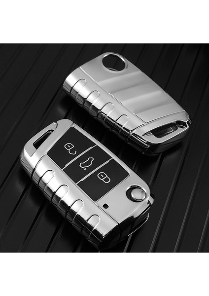 Sayı Anahtarlık Volkswagen Mk7 Gtı 7 Golf 7 Golf R Skoda Octavia A7 Seat Araba Tpu Katlanabilir Anahtar Kılıfı Çanta Kılıf Tutucu Koruyucu Anahtarlık (Yurt Dışından) fırsatları