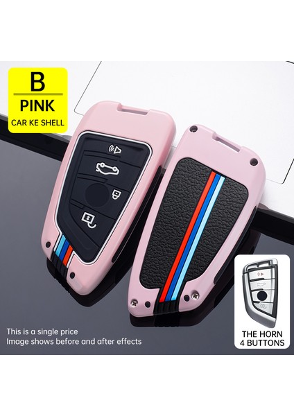 Koyu Gri Bmw X1 X3 X4 X5 F15 X6 F16 Geries G11 F48 F Için Çinko Alaşım Araba Anahtar Kılıfı Kapak Shell Koruyucu (Yurt Dışından)