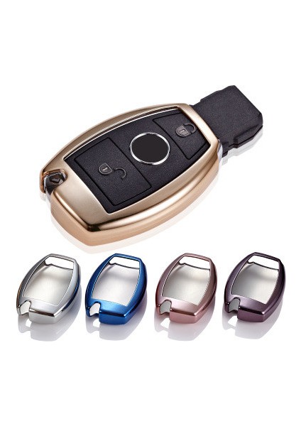 Bir Altın Mercedes A B R G Sınıfı Glk Gla W204 W251 W463 W176 Tpu Kabuk Malzeme Flip Yedek Araba Anahtar Kılıfı Kapak Eşya Araba Stil (Yurt Dışından)