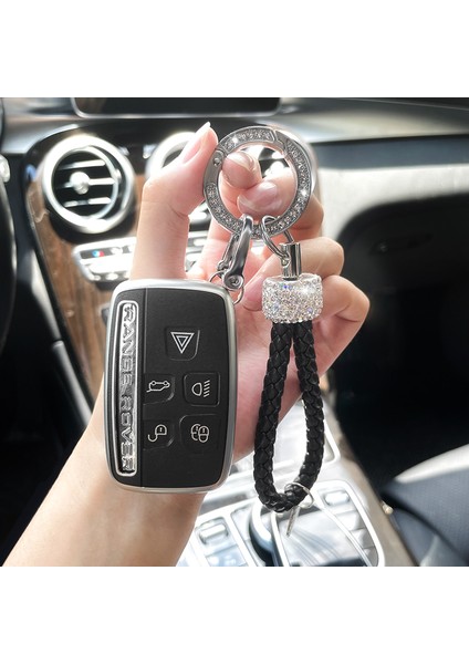 Renk 3 Araç Anahtarı Kılıfı Kapak Land Rover Range Rover Sport Discovery 3 4 Lander 2 Evoque Aksesuar Araba Tutucu Kabuk Anahtarlık (Yurt Dışından)