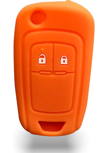 Portakal Opel Astra J Corsa D Zafira C Mokka Insignia Cascada Karl Adam Meriva Anahtar Kılıfı Oto Kumanda Kabı - (Yurt Dışından)