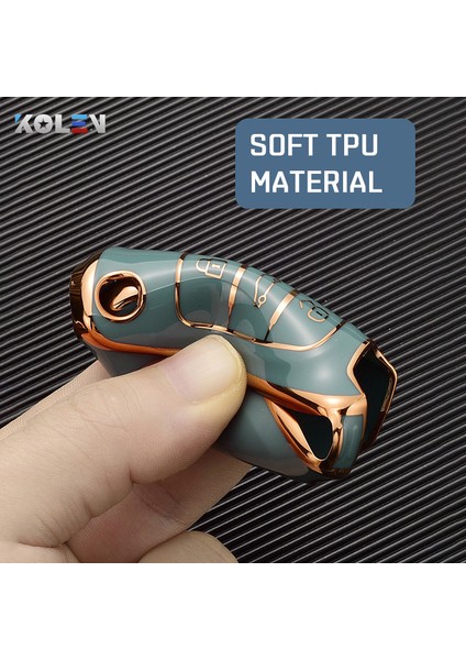 Anahtarlık Mavi Kıa Rio 3 Soul Optima Ceed K2 K5 Cerato Sportage Hyundai Elantra Accent X35 Için Tpu Araba Anahtarlık Kılıfı Kabuk Fob (Yurt Dışından) indirimleri