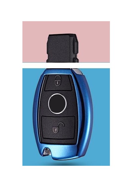 Bir Mavi Mercedes A B R G Sınıfı Glk Gla W204 W251 W463 W176 Tpu Kabuk Malzeme Flip Yedek Araba Anahtar Kılıfı Kapak Eşya Araba Stil (Yurt Dışından)