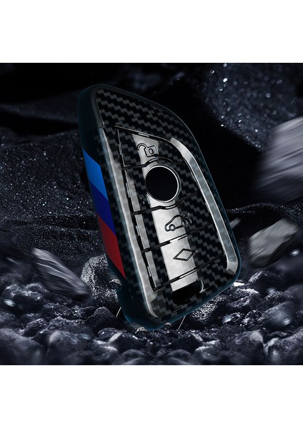 Bir Anahtar Seti Bmw F20 F30 G20 F31 F34 F10 G30 F11 X3 F25 X4 I Serisi Aksesuarları Için Karbon Fiber Araba Anahtar Kılıfı Kapak Anahtar Çantası (Yurt Dışından)
