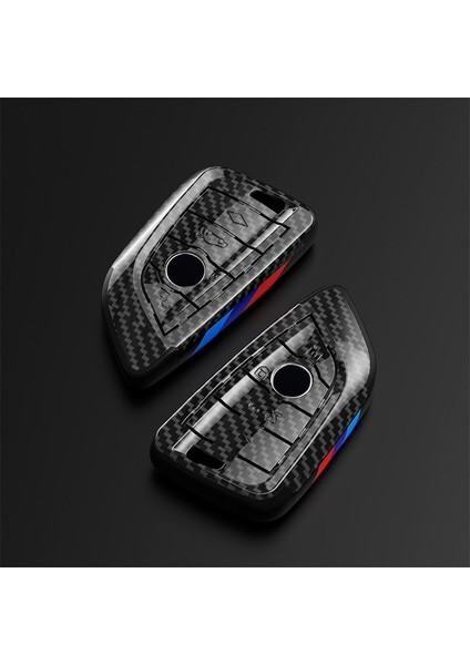 Bir Anahtar Seti Bmw F20 F30 G20 F31 F34 F10 G30 F11 X3 F25 X4 I Serisi Aksesuarları Için Karbon Fiber Araba Anahtar Kılıfı Kapak Anahtar Çantası (Yurt Dışından)