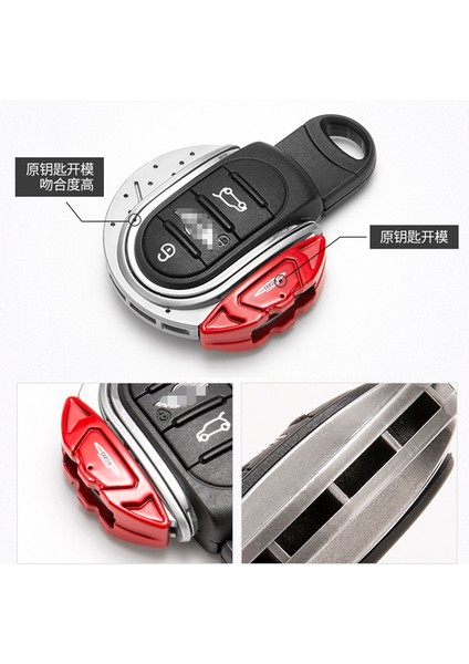 Kırmızı Ijdm Jcw Araba Anahtar Kılıfı Mini Cooper Anahtar Kılıfı Anahtarlık Anahtar Zinciri Mini Cooper F55 F56 F57 F54 F60 Jcw Için Abs Plastik Malzeme (Yurt Dışından) fırsatları
