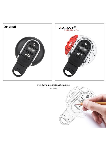 Kırmızı Ijdm Jcw Araba Anahtar Kılıfı Mini Cooper Anahtar Kılıfı Anahtarlık Anahtar Zinciri Mini Cooper F55 F56 F57 F54 F60 Jcw Için Abs Plastik Malzeme (Yurt Dışından) indirimleri