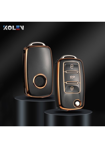 Anahtarlık Kırmızı Vw Volkswagen Polo Golf Passat Beetle Tiguan Skoda Octavia Kodiaq Seat Leon Altea Için Moda Tpu Araba Anahtar Kabı Kapağı Shell Flip Key Case Cover (Yurt Dışından) indirimleri