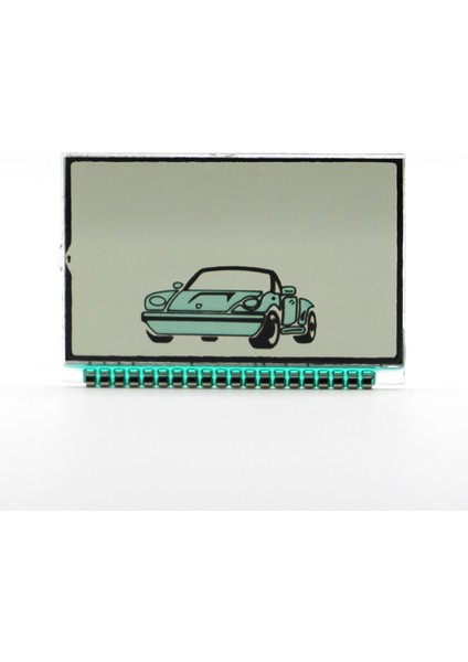 No.3 Boyutu Cenmax ST-5A LCD Uzaktan Kumanda Kutusu Anahtarlık Zincirli Kılıf ve LCD Ekranlı Gövde - St5 Anahtarlık Için (Yurt Dışından)
