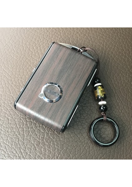 Karikatür Volvo Araba Anahtar Kılıfı Ahşap Desenli Klasik Moda XC40 XC60 XC90 V60 V90 Polestar 1 Polestar 2 Için (Yurt Dışından) modelleri