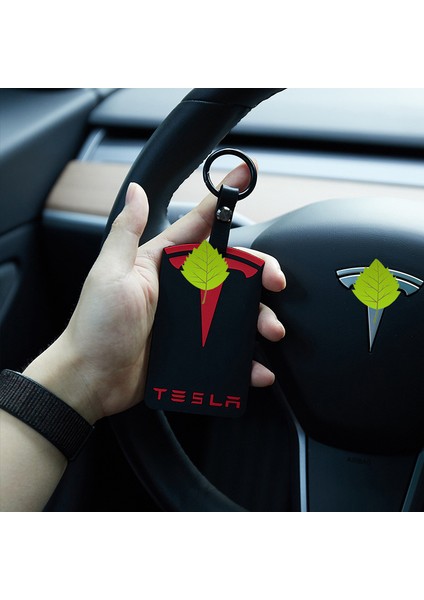 Pembe Beyaz Yeni Tesla Model 3 Silikon Araba Anahtar Kartı Tutucu Koruyucu Kılıf Anahtarlık Zincir Tesla Model 3 Aksesuarlar Anahtarlık Klip Kart Tutucu (Yurt Dışından) indirimleri