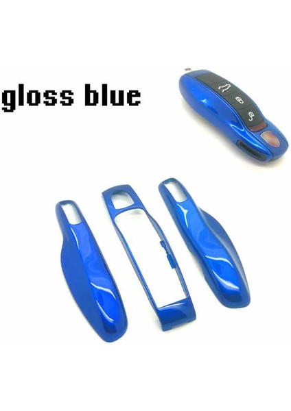 Karbon Fiber1 Porsche Boxster Cayenne Panamera Macan Cayman Için 3pz Akıllı Anahtar Orta + Yan Kapağı Kılıf Kabuk Kılıf Case (Yurt Dışından) modelleri