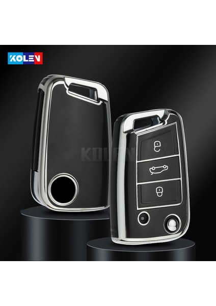 Metal Anahtarlık Tpu Araba Anahtar Kılıfı Kabuk Kapak Vw Volkswagen Golf 7 Mk7 Tiguan Mk2 Seat Ateca Leon Fr 2 Ibiza Skoda Octavia Anahtarsız Için (Yurt Dışından) fiyatları