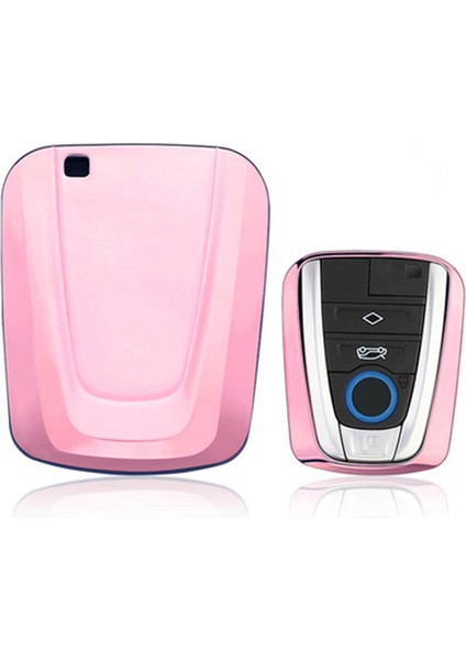 Ben-Pembe Kabuk Yeni Tpu Araba Anahtar Kılıfı Bmw Anahtar Kılıfı Için Anahtar Koruma Kapağı Araba Aksesuarları Için (Yurt Dışından)