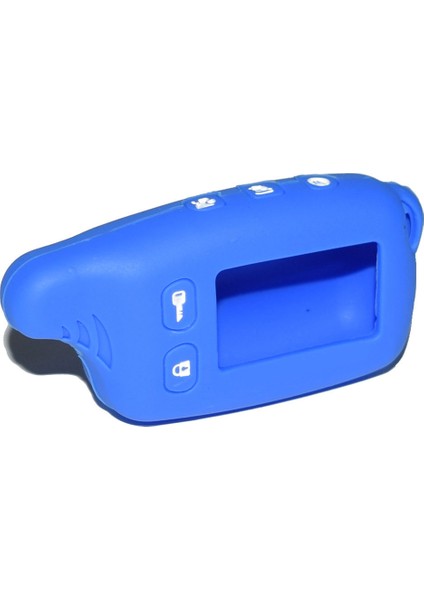 Mavi Tomahawk Iki Yönlü Araba Hırsız Alarmı LCD Anahtarlık Uzaktan Kumanda Kılıfı Için Tw Silikon Anahtarlık Kılıfı (Yurt Dışından)