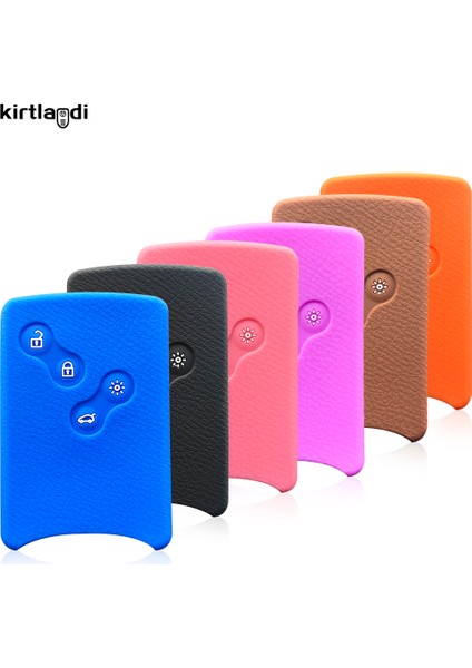 Siyah Renault Clio Megan 3 Kaptur Fluence Nema Uzaktan Kumanda Anahtar Kartı Kılıfı Silicone Araba Anahtarı Kılıfı Oto Anahtarlık Aksesuar Tutucu Fob (Yurt Dışından)