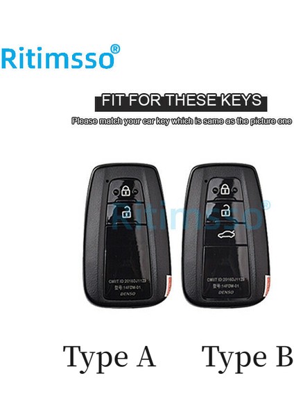 Yeşil B Toyota Camry Prius Corolla C-Hr Chr Rav4 Avalon Land Cruiser Prado Uzaktan Kumanda Anahtar Deri Kılıfı (Yurt Dışından)