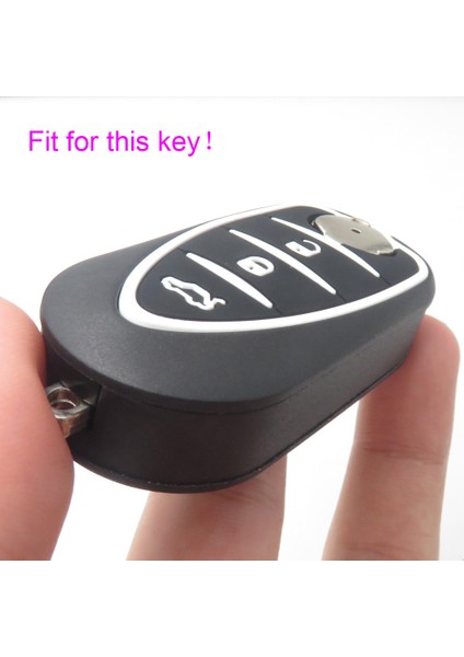 Siyah Xinyuexin Silikon Araba Anahtarı Ped Alfa Romeo 4c Mito Giulietta Myt Gto Gta Flip Uzaktan Araba Anahtarı Için (Yurt Dışından) modelleri