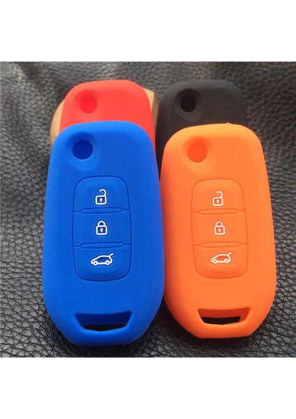 Kırmızı Renault Kadjar 3 Düğmeli Katlanabilir Anahtar Kılıf Kabuk Silikon Araba Anahtar Kılıfı Cover (Yurt Dışından) fiyatları