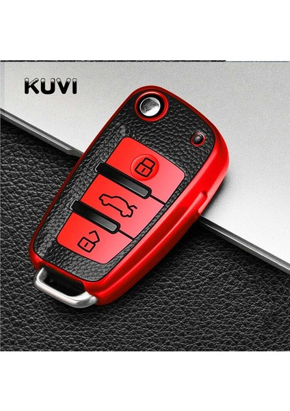 Yeşil Audi A3 A4 Al 8p B6 B7 B8 C6 Rs3 Q3 Q7 Tt 8l 8V S3 Anahtarlık Için Deri Tpu Araba Anahtar Kapak Koruyucu Kılıf (Yurt Dışından) fiyatları