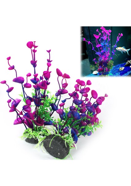 No.5 Tarzı Mor Çiçek Yapay Plastik Bitki Suni Akvaryum Bitkisi Balık Tankı Aksesuar Dekorasyon Süs Bitkisi Su Altı Bitkisi (Yurt Dışından) modelleri
