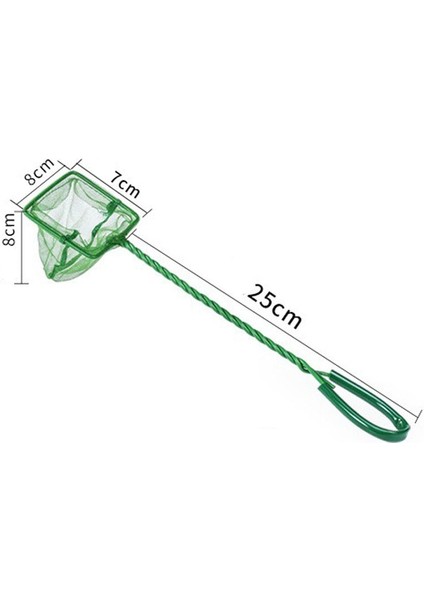 3.93 Inç Tarzı 1 Adet Uzun Saplı Kare Akvaryum Balık Ağı Aksesuarları Iniş Ağı Taşınabilir Yüzen Net Balık Ağı Aracı Balıkçılık Örtüsü (Yurt Dışından)