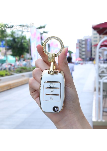 Anahtarlık Kia Rio 3 K2 Ceed Cerato K3 Sportage Anto K5 Optima Sorento Forte Stinger Için Tpu Araba Uzaktan Anahtar Kılıfı Kapak Kabuk (Yurt Dışından) fiyatları