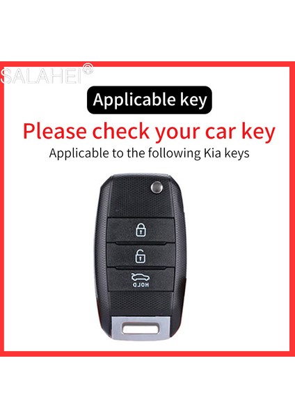 Anahtarlık Kia Rio 3 K2 Ceed Cerato K3 Sportage Anto K5 Optima Sorento Forte Stinger Için Tpu Araba Uzaktan Anahtar Kılıfı Kapak Kabuk (Yurt Dışından) modelleri