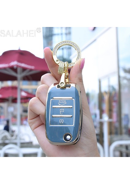 Anahtarlık Kia Rio 3 K2 Ceed Cerato K3 Sportage Anto K5 Optima Sorento Forte Stinger Için Tpu Araba Uzaktan Anahtar Kılıfı Kapak Kabuk (Yurt Dışından) indirimleri
