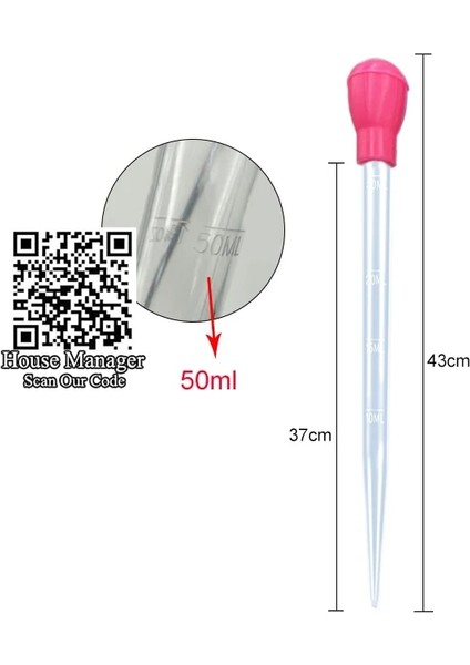 50ML Pembe Stil 30ML 50ML Pipet Akvaryum Temizleyici Pompa Balık Tankı Sifon Su Değişimi Aracı Barbekü Tüpü Temizleme Vites Değiştirme Için Manuel Damlalık Temizleyici (Yurt Dışından)