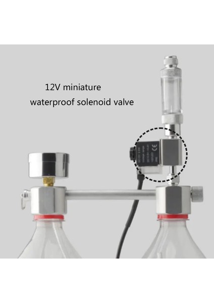 C Stili Akvaryum Dıy Co2 Sistemi Jeneratör Kiti Kabarcık Sayacı Bitkiler Difüzör Bitkiler Için Solenoid Valf ile Balık Tankı Aksesuarları C42 (Yurt Dışından) fiyatları